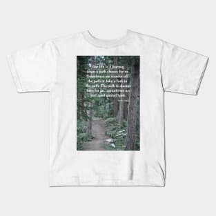 Journey Down The Path Kids T-Shirt